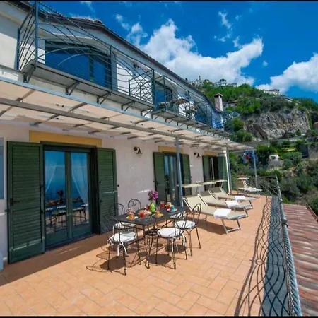 Casa L'Incanto In Amalfi Coast Con Terrazza Vista Mare Furore Exterior foto