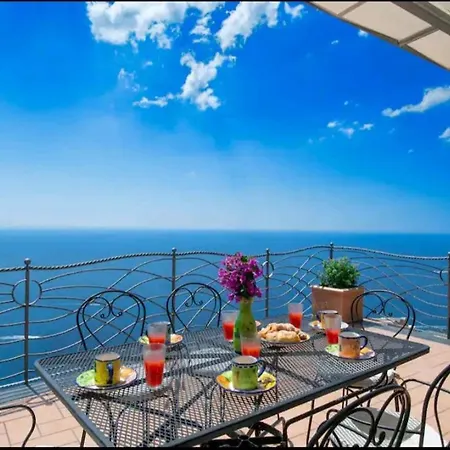 Casa L'Incanto In Amalfi Coast Con Terrazza Vista Mare Furore Exterior foto